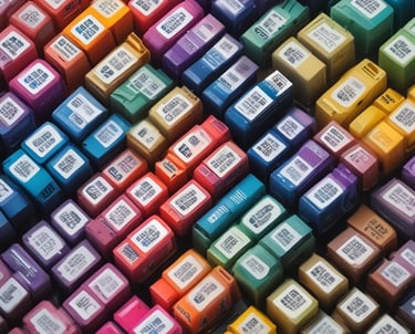 Stacks of Ink-Jet Cartridges