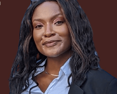 a woman with sunglasses and sunglasses on a brown background