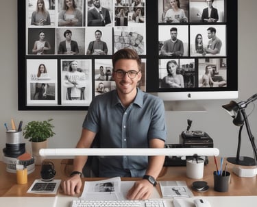 Emprendedores, pymes y profesionales que quieren mejorar su imagen sin pagar precios de agencia
