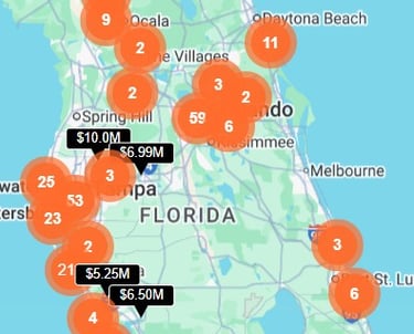 Central Florida shop listings