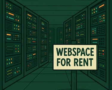 a sign that says,'we are looking for a website to sell a website