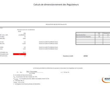 Formelec Legrand Etude Aéroportuaire Note de Calcul CCR