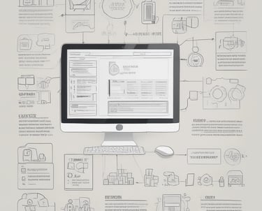 grey flat screen computer monitor