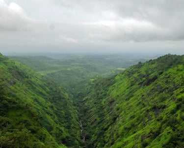 View of Camel Valley near Lakefield Apartments in Igatpuri
