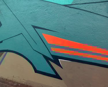 Mes, graffiti, arte urbano, pintura, colores, lineas, trazos, street art