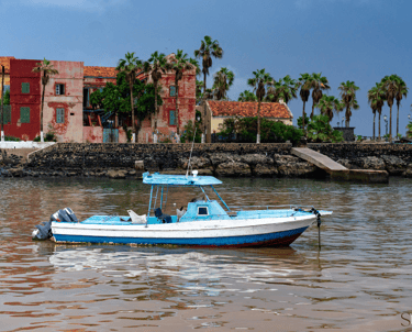 boat at Gorée Island