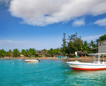 beach resort in Saly, Senegal