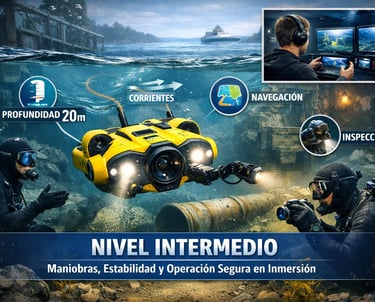 Nivel Intermedio — Maniobras, Estabilidad y Operación Segura en Inmersión