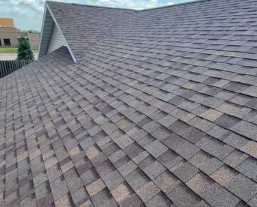 A modern TKT Panels Shingles Roofing house 