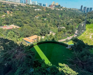 Vista al campo de golf Bosques de Santa fe