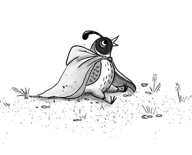 Little Brown Quail character