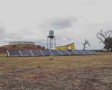 bomba solar Lorentz ps2-4000 en campo ganadero en salta