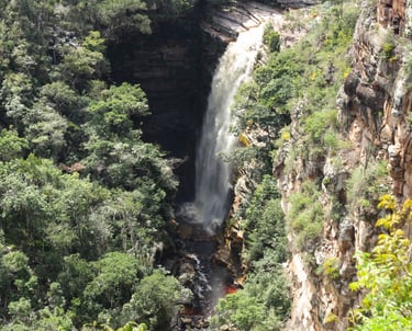 cachoeira do mosquito vista de cima