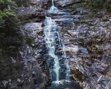 cachoeira dos funis vista de cima