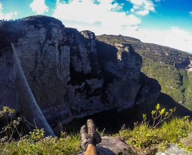 mirante da cachoeira da fumaça por cima
