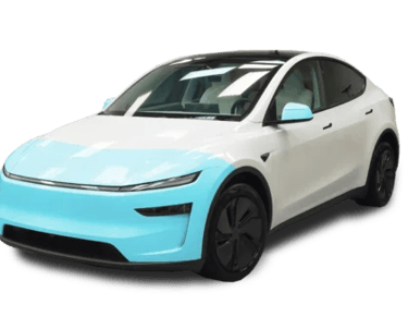 partial front clip for tesla ppf