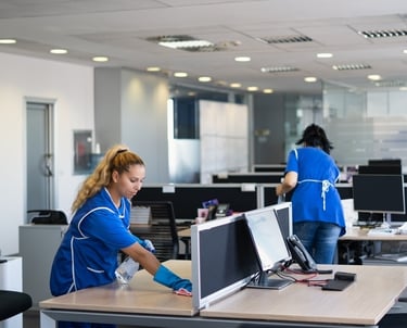 démarche d'entretien des locaux tertiaires