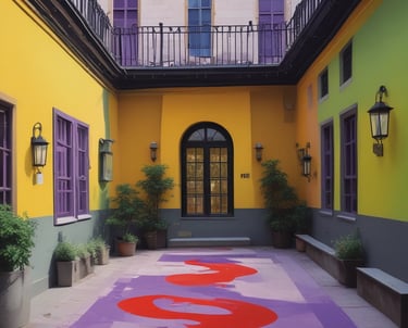 black blue and yellow textile