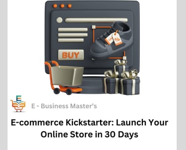 e business masters trending course 1 about starting online business in 30 days