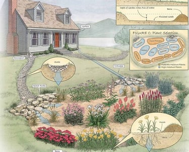 from page how to Atlanta rain garden installation
