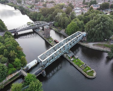 Barton swing Bridge & swing Aqueduct