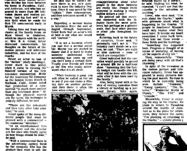 Dabbs Greer - Veteran Actor Debuts in New Role - TV Commercial