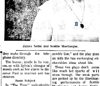 Katherine MacGregor Newspaper article