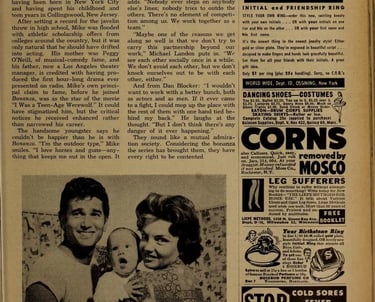 The Four Big Men of Bonanza - Michael Landon section