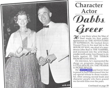 Dabbs Greer interview in scarlet street 1995 page 43