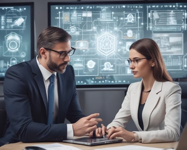 A green vintage typewriter holding a sheet of paper with the words 'Quantum Computing' typed in bold letters.