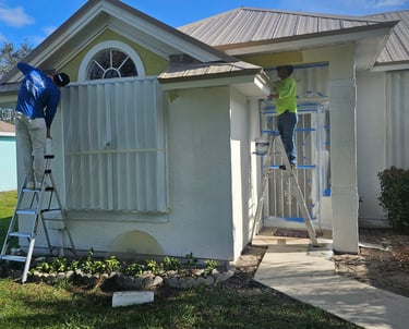 Professional house painting in Port Saint Lucie by FJC Services LLC
