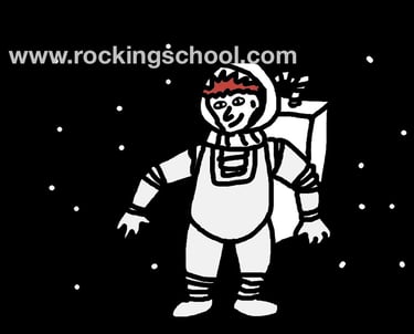 clipart astronaut cartoon drawing clip art
