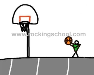 clipart basketball cartoon drawing clip art