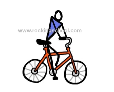 clipart bike bicycle cartoon drawing clip art