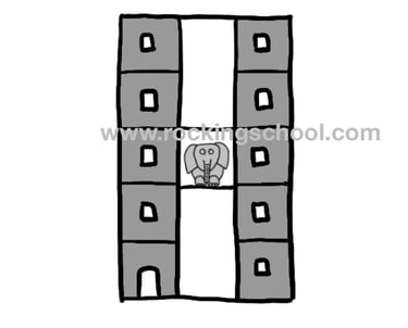 clipart elephant elevator cartoon drawing clip art