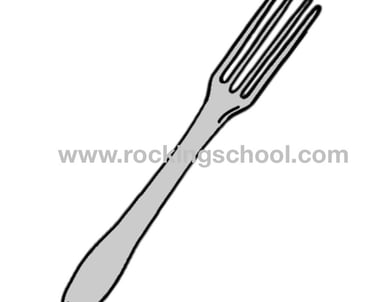 clipart fork cartoon drawing clip art