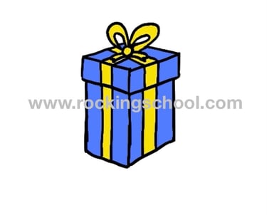 clipart gift cartoon drawing clip art