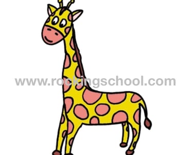 clipart giraffe cartoon drawing clip art