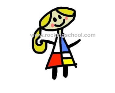 clipart girl cartoon drawing clip art