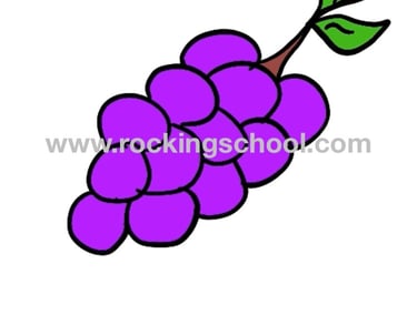 clipart grapes cartoon drawing clip art