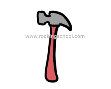 clipart hammer cartoon drawing clip art