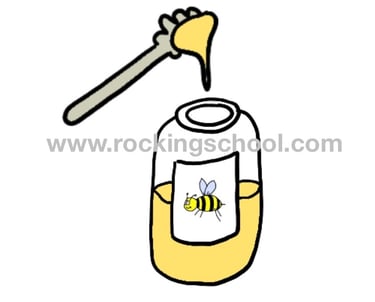 clipart honey cartoon drawing clip art