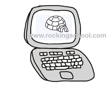 clipart internet igloo cartoon drawing clip art
