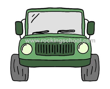 clipart jeep cartoon drawing clip art
