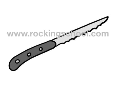 clipart knife cartoon drawing clip art