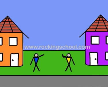 clipart neighbors cartoon drawing clip art