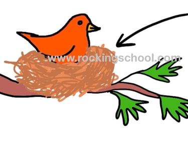 clipart nest cartoon drawing clip art