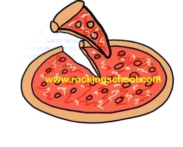 clipart pizza cartoon drawing clip art
