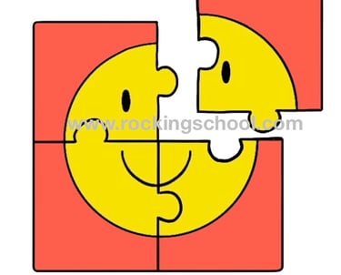 clipart puzzle cartoon drawing clip art