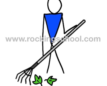 clipart rake cartoon drawing clip art